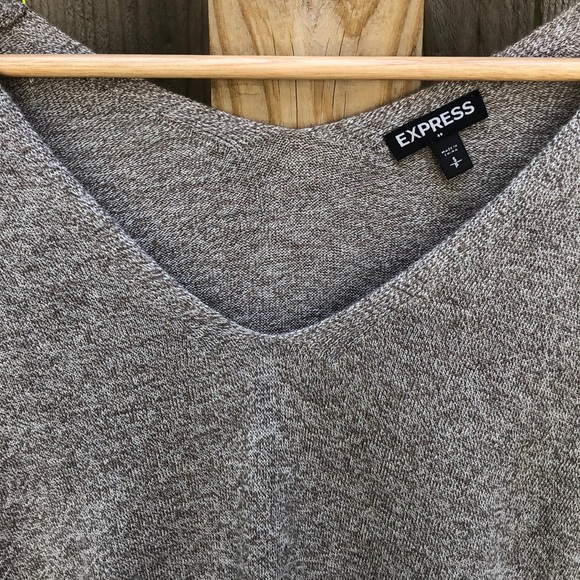 Express V-Neck Sweater - Picture 2 of 7
